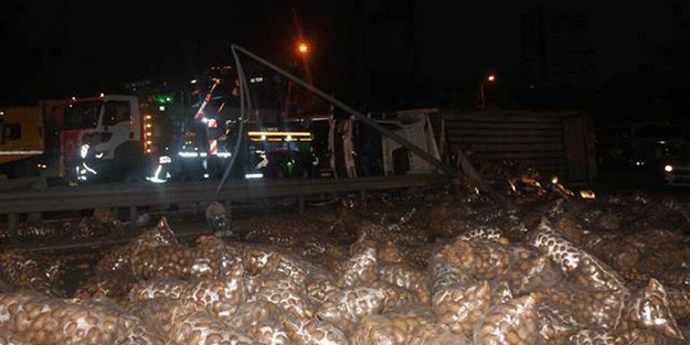 Yer: İstanbul… E-5 patates oldu!