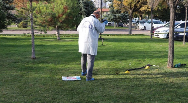 Yer: Kayseri! Parkta korku dolu dakikalar