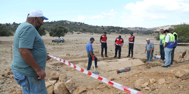 Yer: Muğla'nın Milas ilçesi! Tarla süren çiftçiden müthiş keşif