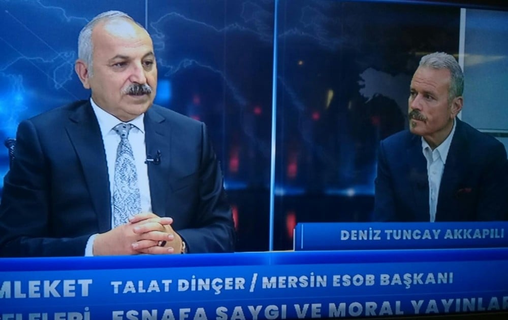 Yerel televizyon kanalından esnaf için moral yayını 