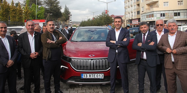 Yerli otomobil TOGG Ahlat'ta görücüye çıktı