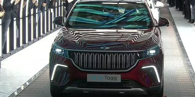 Yerli otomobil TOGG banttan indi