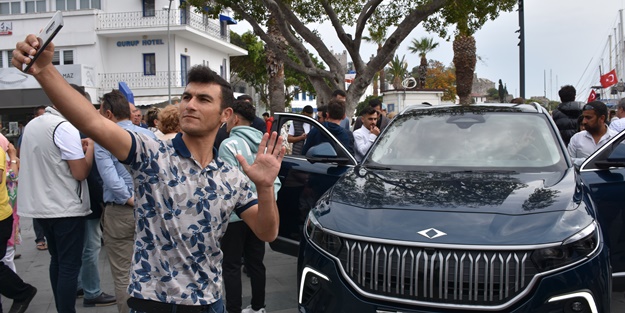 Yerli otomobil Togg Bodrum'da tanıtıldı