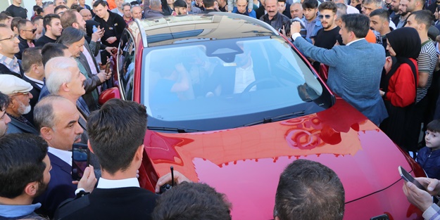 Yerli otomobil TOGG'da Çankırı'da görücüye çıktı