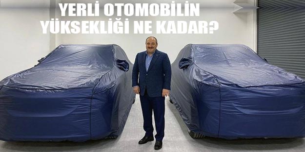 Yerli otomobilin yüksekliği ne kadar?