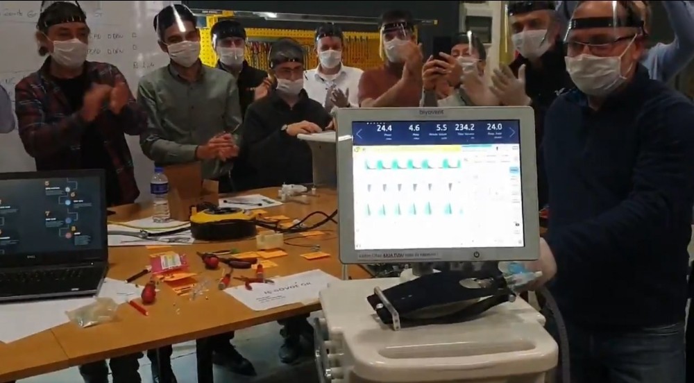 Yerli solunum cihazında ilk prototip üretildi, ilk teslimat 15 Nisan’da 