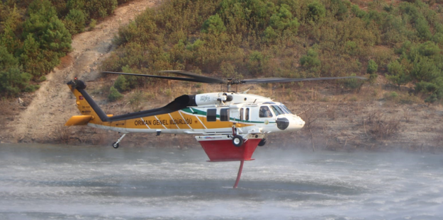 Yerli ve milli Nefes T-70, Ula'da yangınla mücadelede etkili rol oynuyor