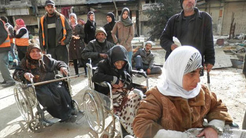 Yermuk ölüm kampına dönüşüyor”