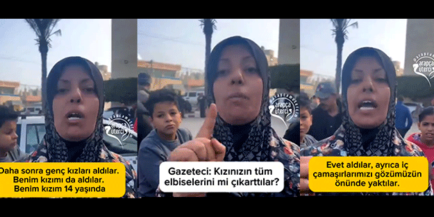 Yeryüzündeki tüm Müslümanlar mı sağır oldu? Gazze’li bu kadının feryadını duyan bir Müslüman var mı?