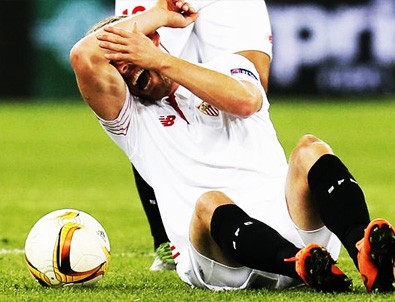 Yeşil sahada talihsiz sakatlık yaşandı