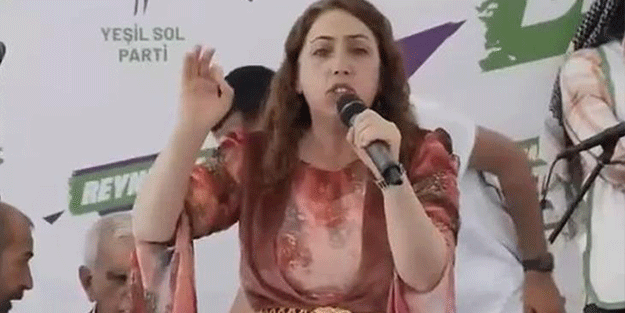 Yeşil Sol Parti mitinginde konuştu... Skandal sözler! İmralı’nın kapısı parça parça edeceklermiş