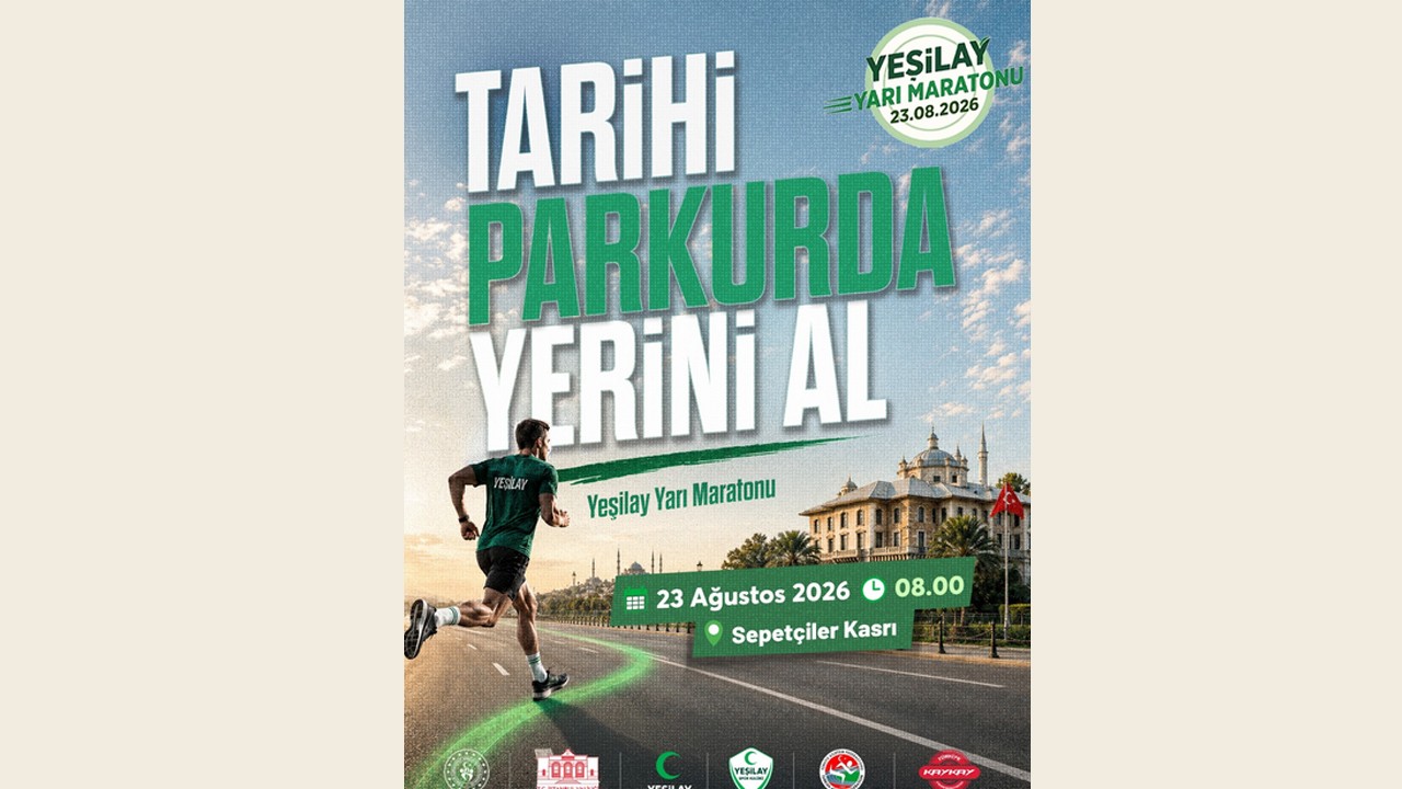 Yeşilay Yarı Maratonu'na geri sayım sürüyor...