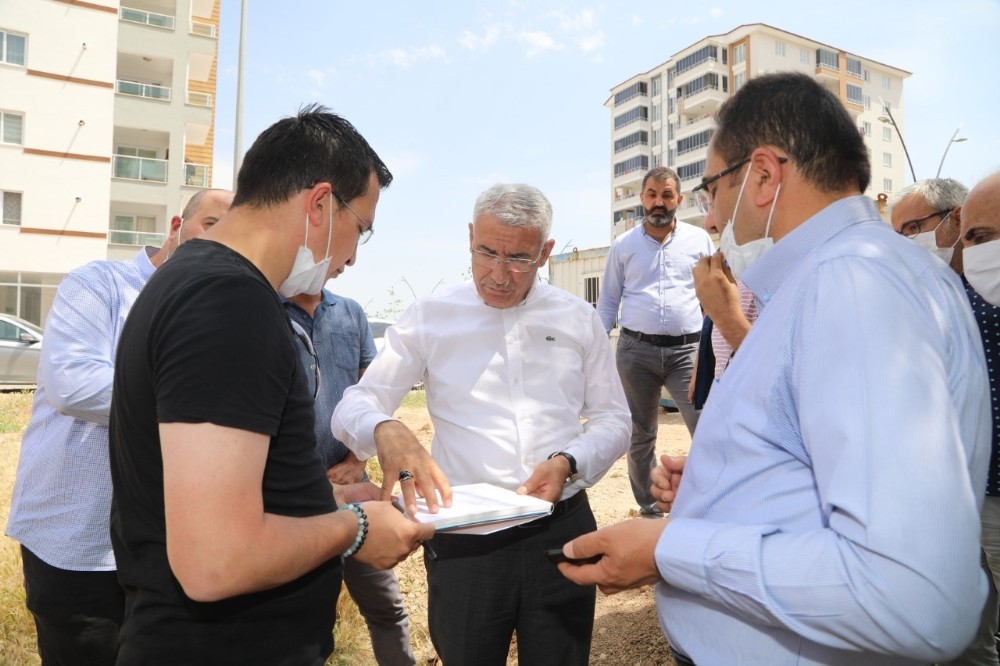 Yeşilçam sosyal tesisi için ilk kazma vuruldu 