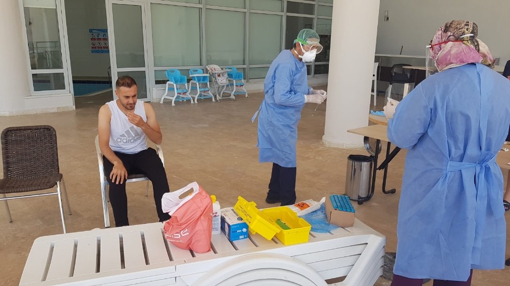 Yeşilyurt Belediyespor’a kamp öncesi Covid-19 testi 
