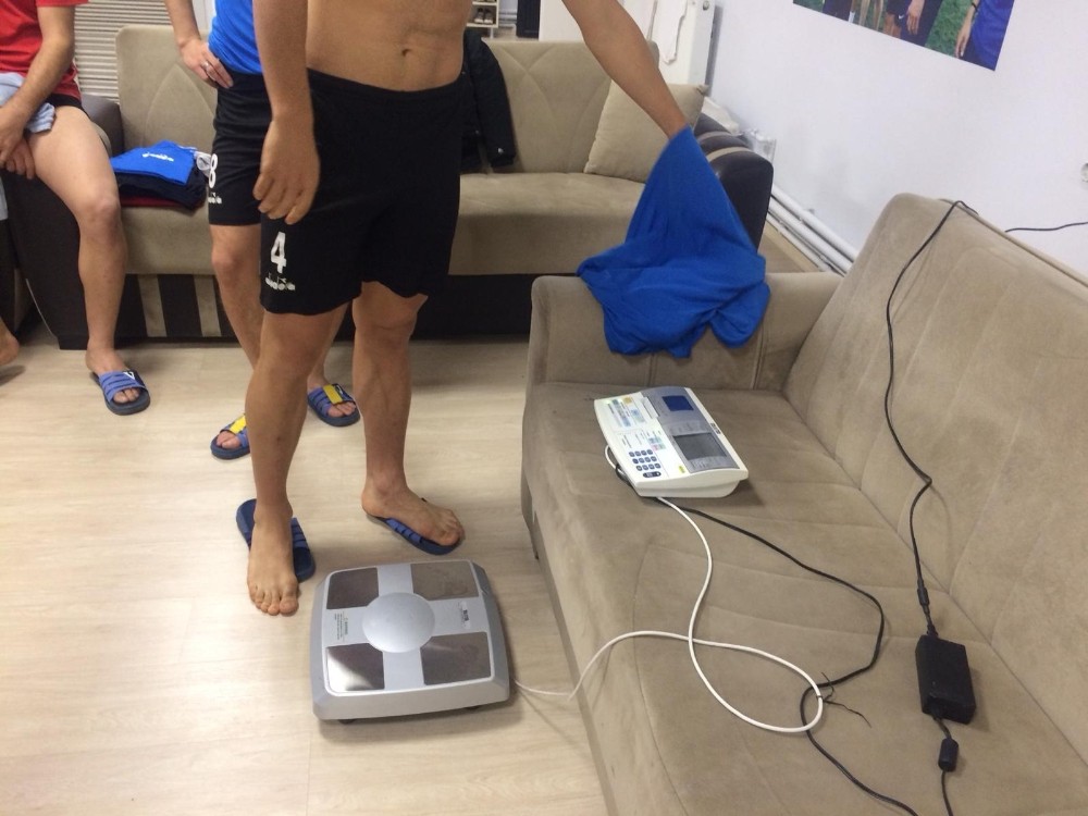 Yeşilyurt Belediyespor’da yağ ölçüm testi 