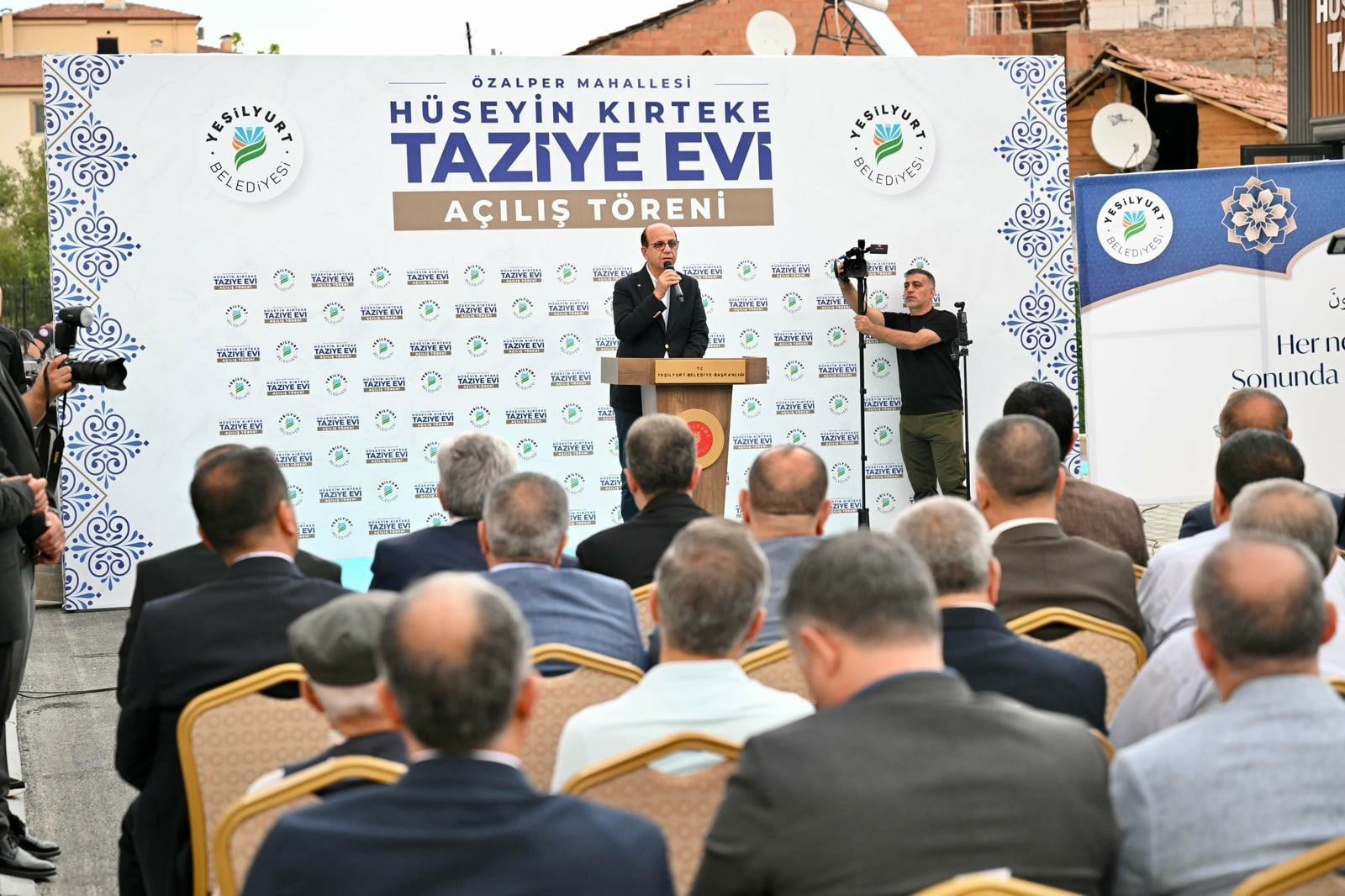 Yeşilyurt'ta Hüseyin Kırteke taziye evi hizmete sunuldu