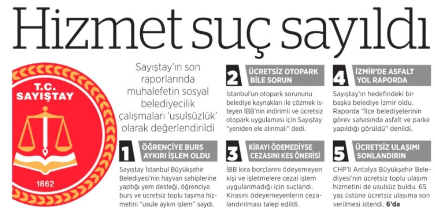 Yesinler sizin “sosyal belediyeciliği”nizi!