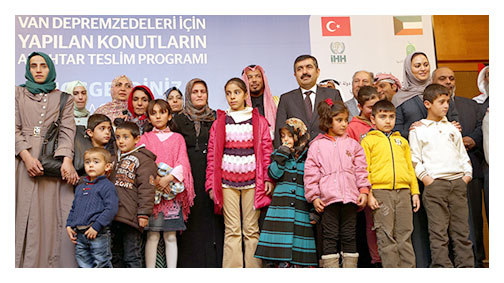 Yetimler evlerine kavuştu