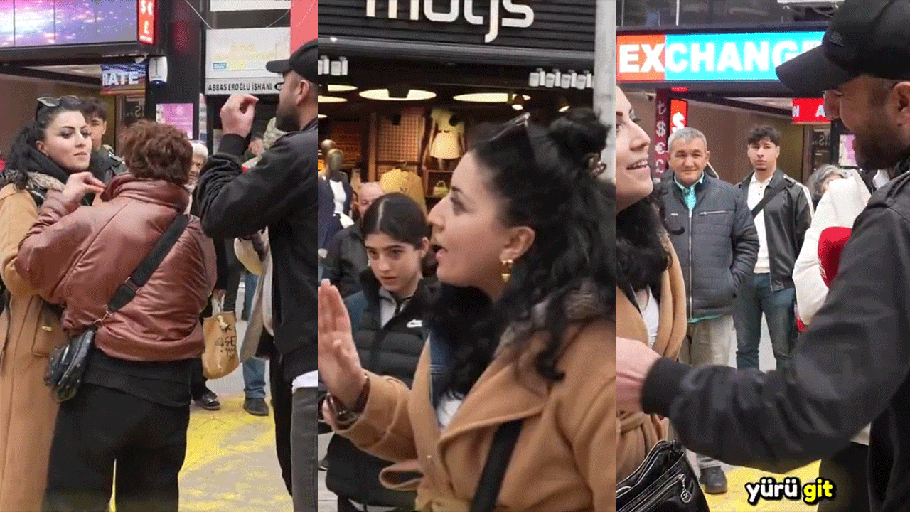 Yiğit bir kız Saraçhane’deki vandalları böyle perişan etti! Helal olsun bacım helal olsun sana