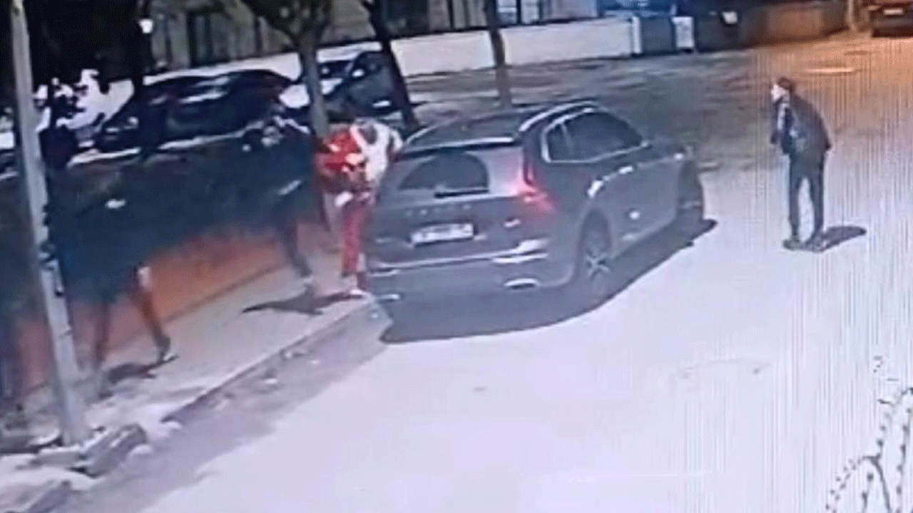 Yılbaşı gecesindeki dehşet anları güvenlik kamerasında