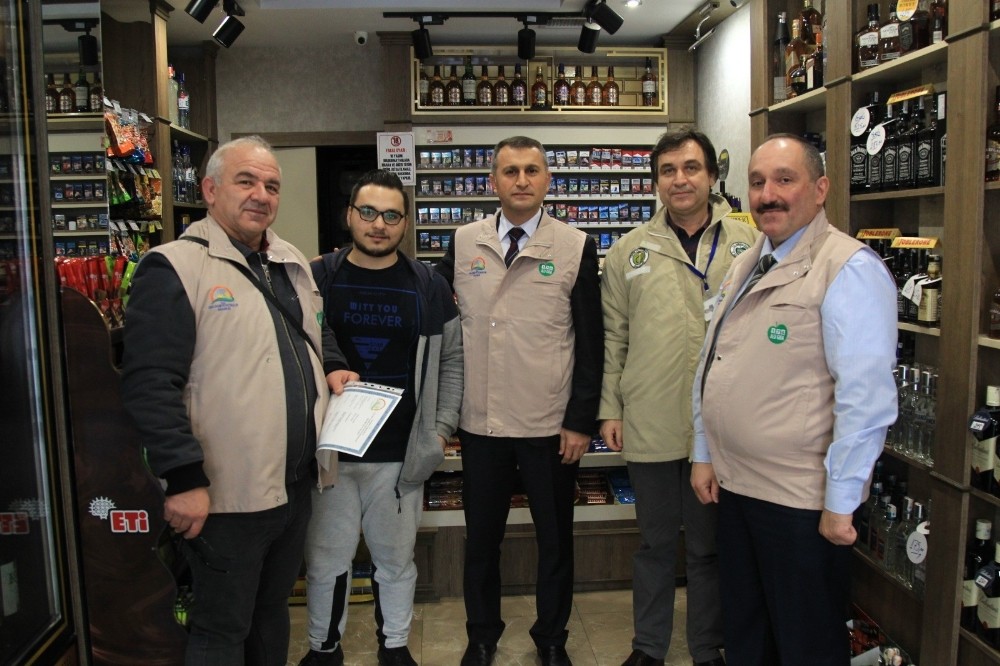 Yılbaşı nedeniyle alkollü içki denetimi yapıldı 