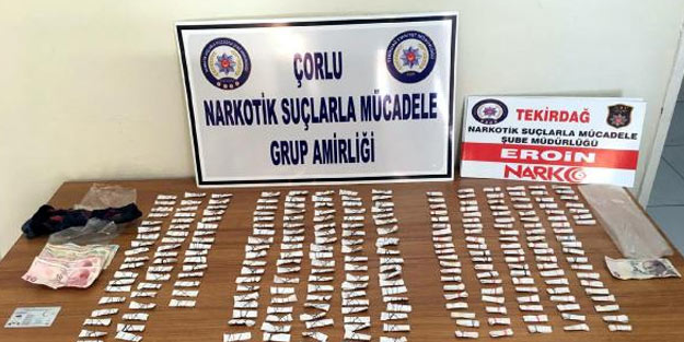 Yılbaşı partisinde kullanılacak uyuşturucular, yastık içinden çıktı