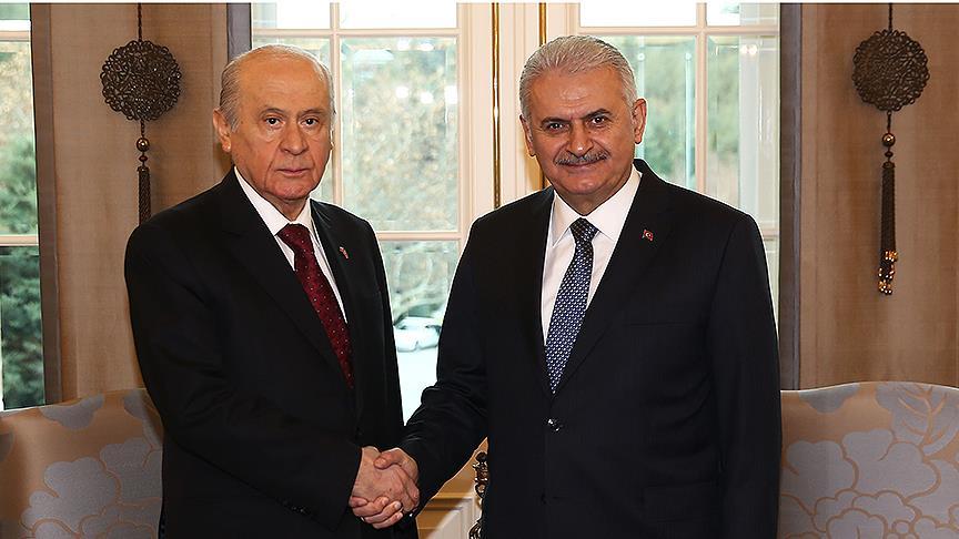 Yıldırım ile Bahçeli bugün bir araya gelecek
