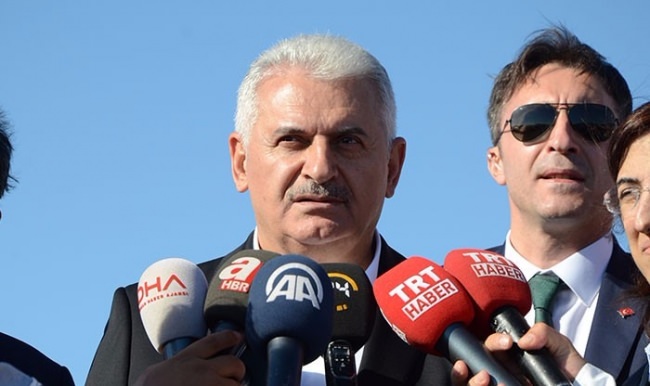 Yıldırım KKTC'deki mitingde konuştu