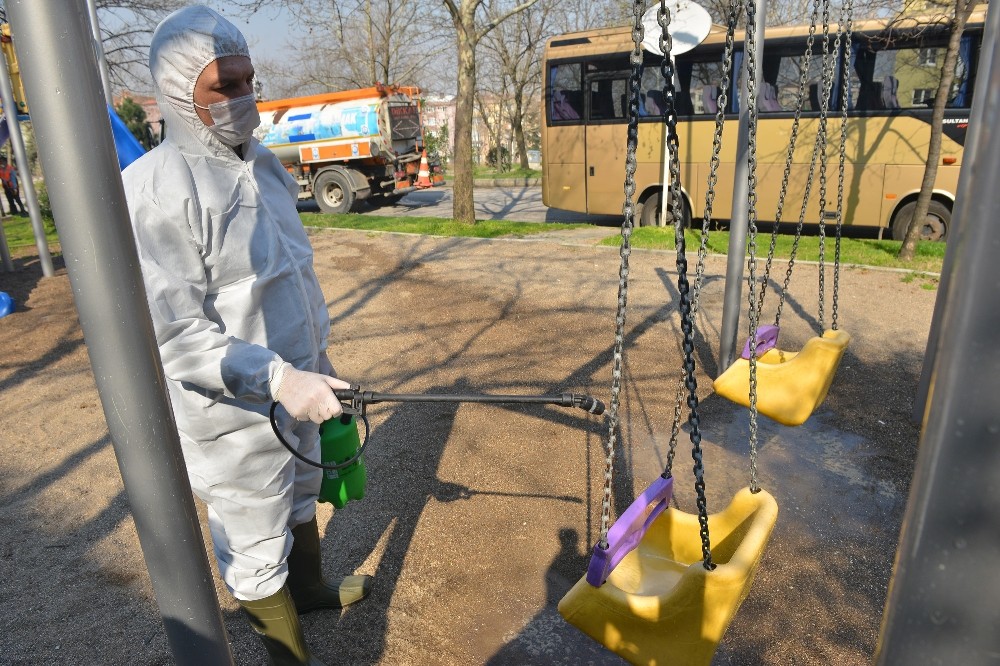 Yıldırım’da korona virüs seferberliği 