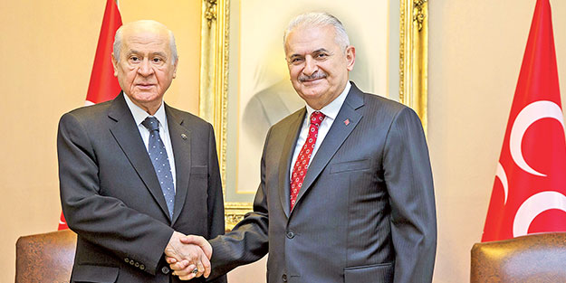 Yıldırım’dan Bahçeli’ye nezaket ziyareti