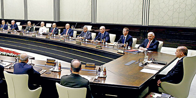 Yıldırım’ın ilk MGK’sı