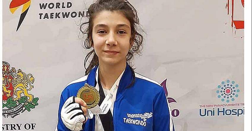 Yıldız tekvandocu Avrupa Şampiyonu