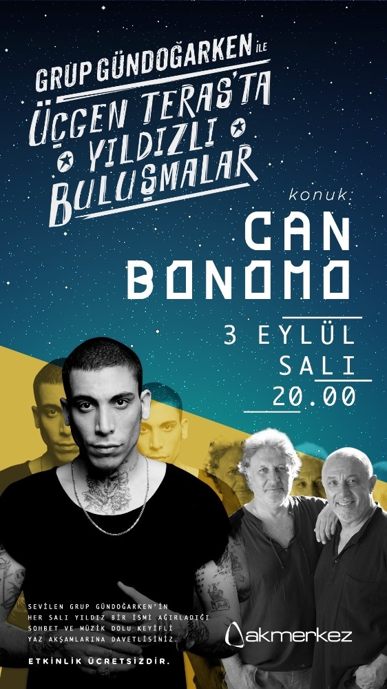 Yıldızlı Buluşmalar’ın konuğu Can Bonomo 