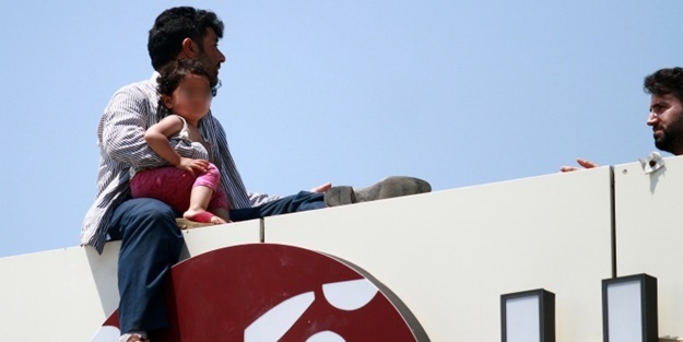 Yine çocuk istismarı.... İntihar için küçük kızını kullandı