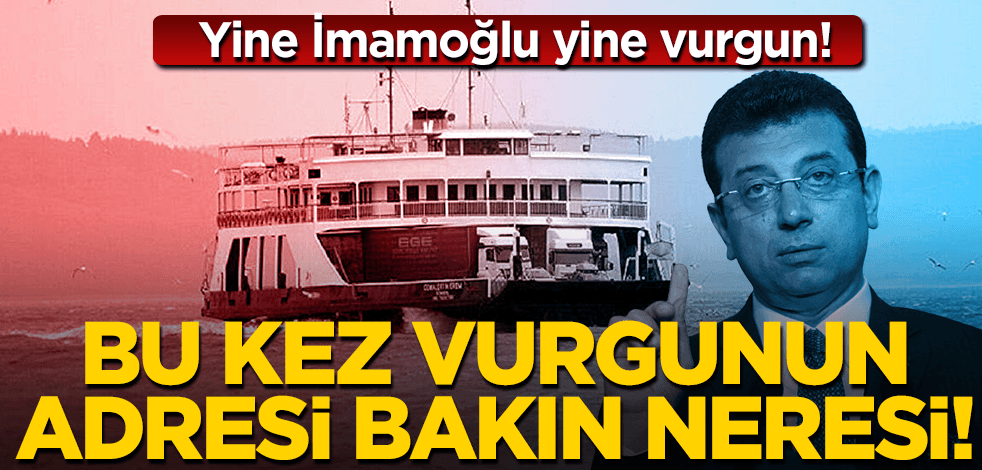 Yine İmamoğlu yine vurgun! Bu kez vurgunun merkezi bakın neresi!