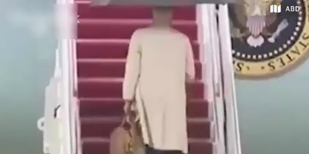 Yine uçak yine Biden! Yine düşüyordu