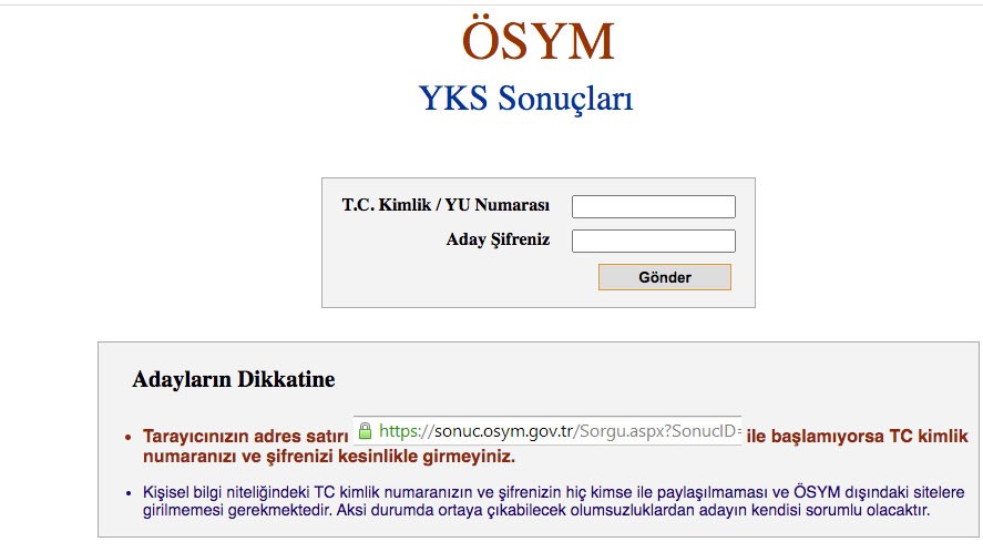YKS 2022 sonuçları ne zaman açıklanıyor? ÖSYM 2022 YKS sonuç sayfası: