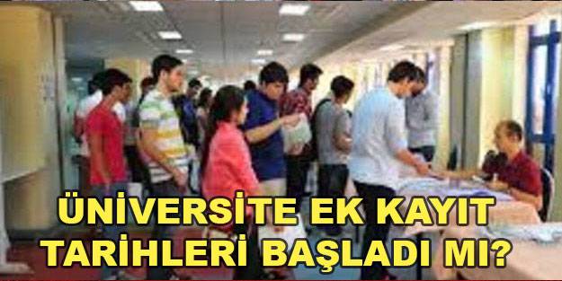 YKS ikinci ek yerleştirme üniversite kayıt tarihi son dakika! Üniversite YKS 2. ek kayıt tarihleri 2021