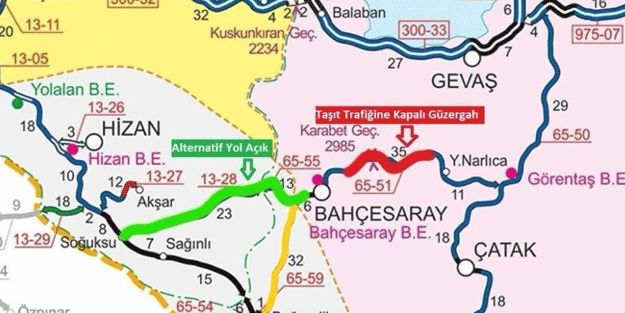 Yoğun kar yağışı etkili oluyor! Karayolu ulaşıma kapandı