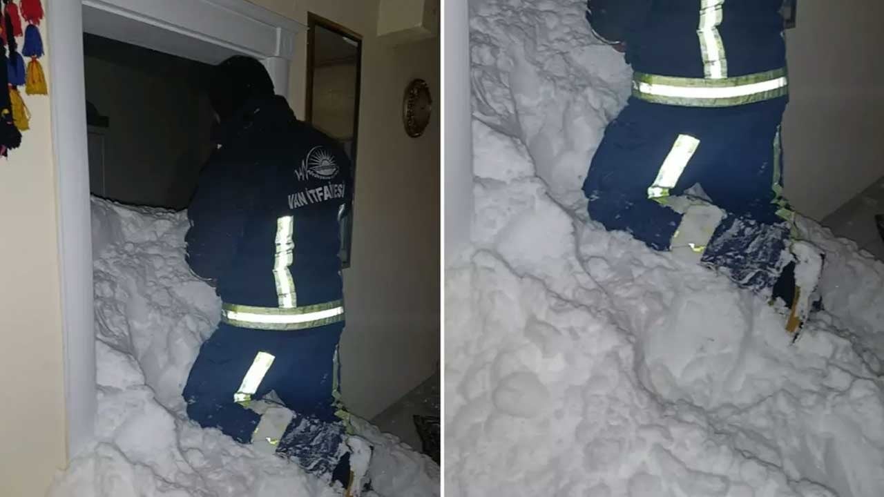 Mahalleye çığ düştü! 22 ev boşaltıldı