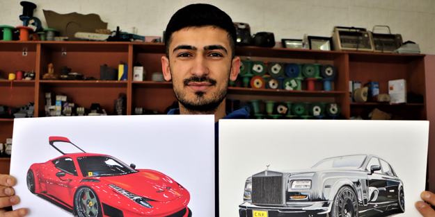 Yok böyle yetenek! Görenler bilgisayar çıktısı sanıyor