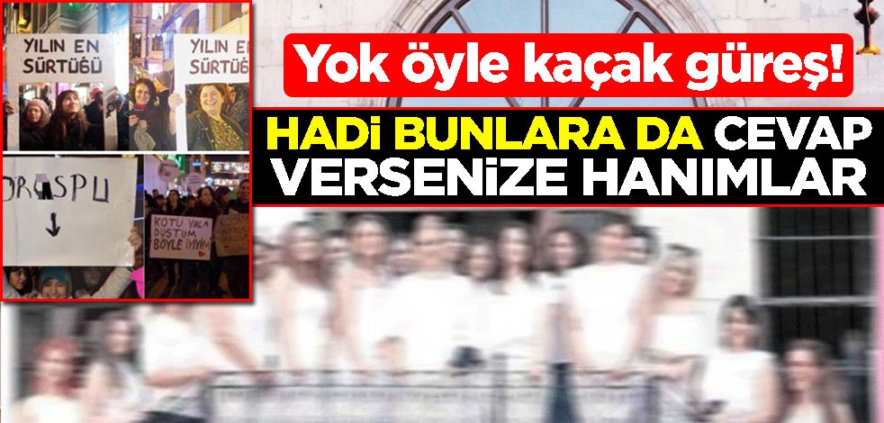 Yok öyle kaçak güreş! Hadi bunlara da cevap verseniz hanımlar