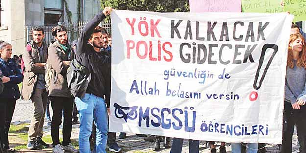 YÖK protestoları için teyakkuzdalar