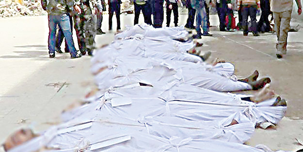 Yol kenarında 70 ceset