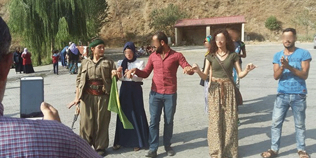 Yol kesen PKK'lılarla halay çeken o isim gözaltına alındı