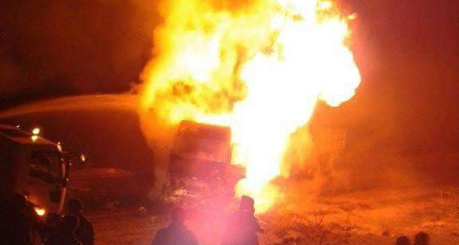 Hainler yine araç yaktı