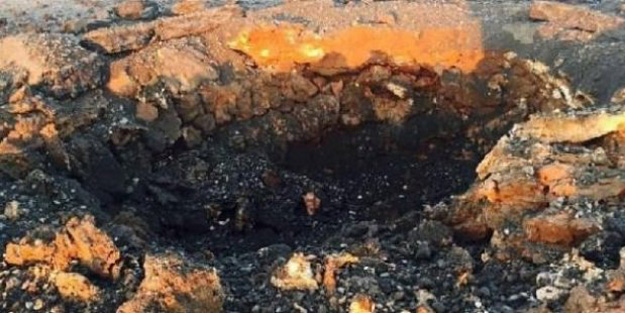 Yola döşenen bomba infilak ettirildi