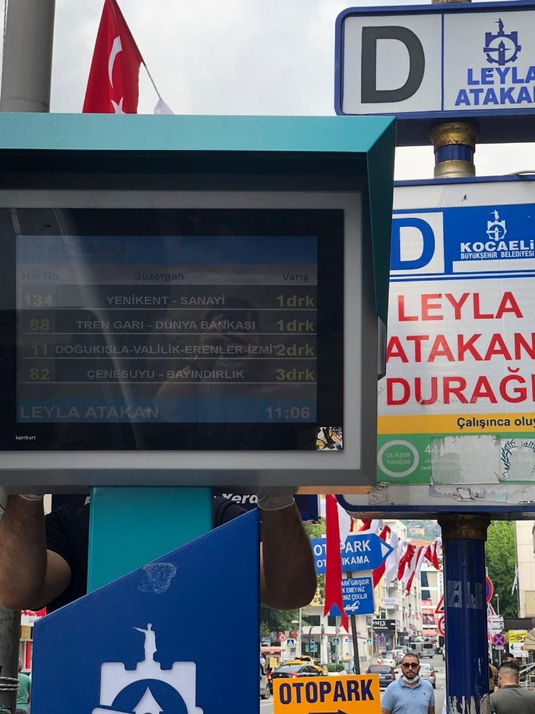 Yolcu Bilgilendirme Sistemi ile yolcuların içi rahat 