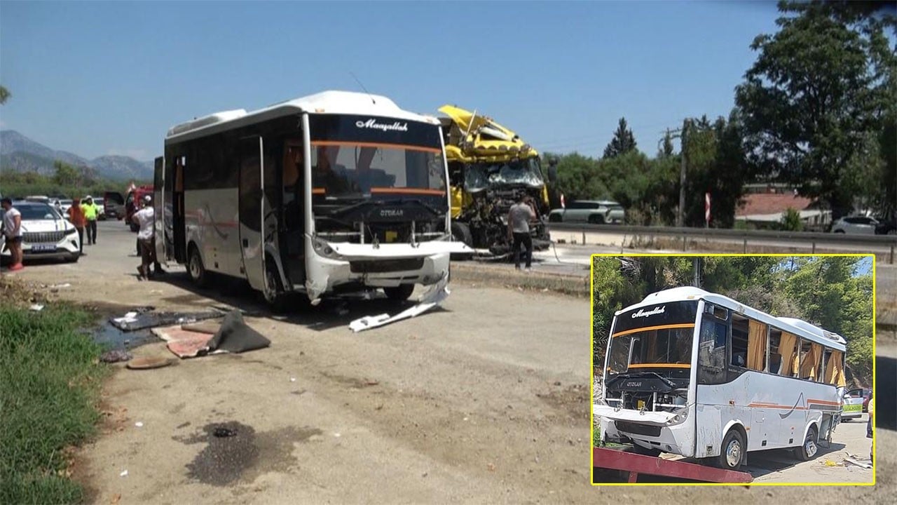 Yolcu indirmek için durdu 11 yolcu hastanelik oldu
