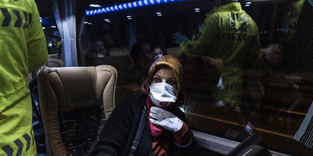 Yolcu otobüslerinde koronavirüs denetimi